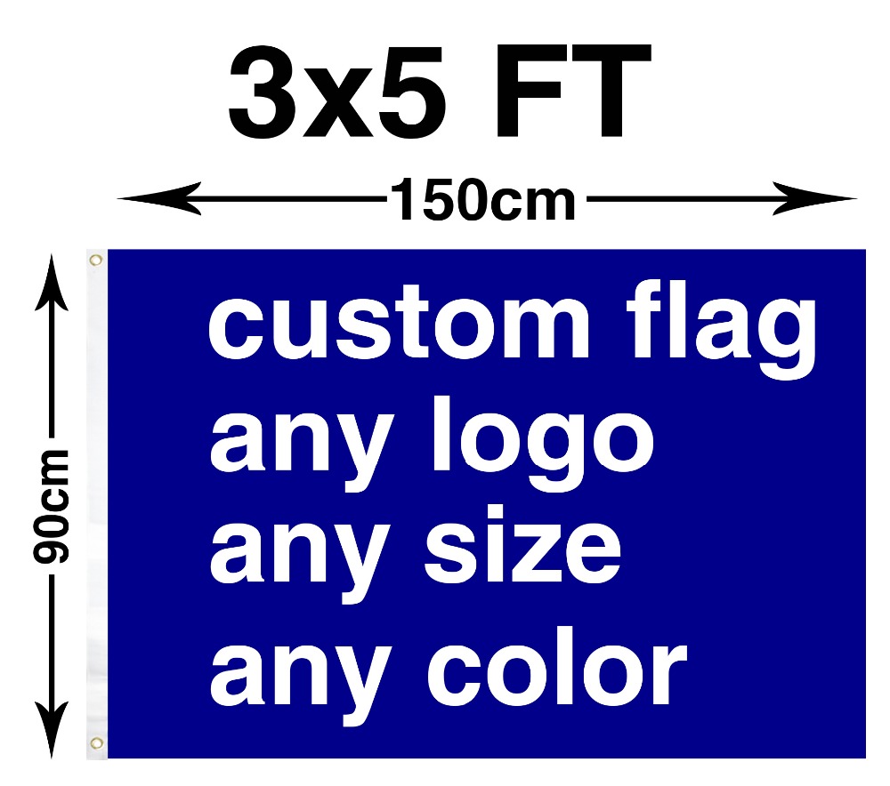 PIRATE Custom 90X150cm Double Stitched with 2 grommets banner  Flying Polyester Advertising flag  for Decoration