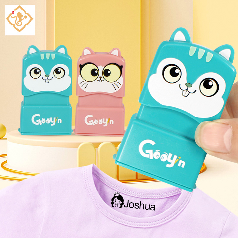 Customized Name Stamp Waterproof Toy Baby Student Clothes Chapter Wash not Faded Children's Seal Customized Stamp Gifts