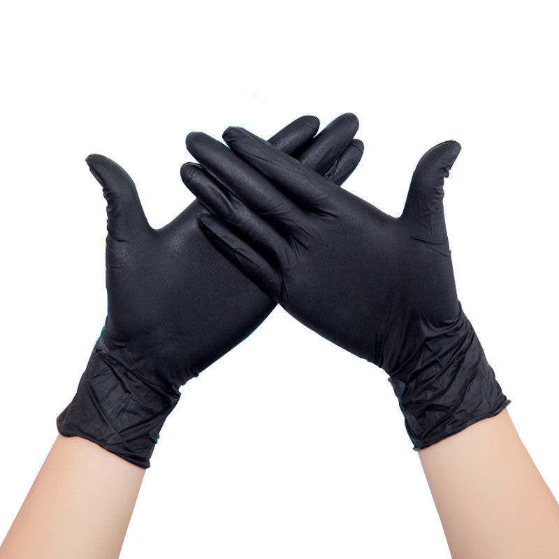 Fast Shipping 10/20pcs Black Guantes Latex Gloves Disposable Nitrile Work Gloves for Home Rubber Food Gloves Tattoo