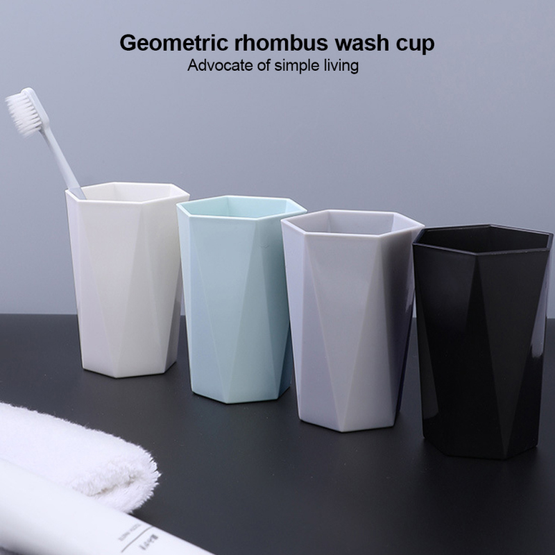 300ML Bathroom Toothbrush Cup Nordic Travel Set Wash Brush Cup Mouthwash Cup Toothbrush Glass Couple Mugs Bathroom Accessories