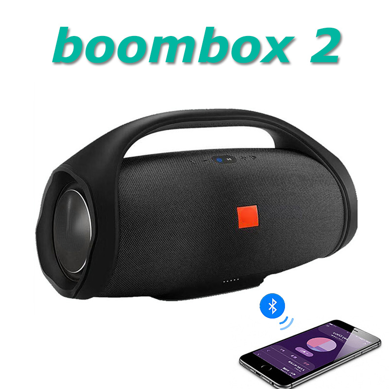 Boombox 2 Portable Wireless Bluetooth Speaker Boombox Waterproof Loudspeaker Dynamics Music Subwoofer Outdoor Stereo Som