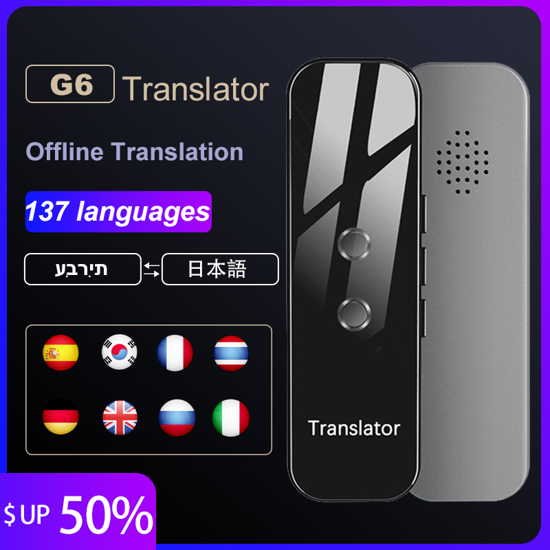 HGDO Translator Portable 137 Languages Smart Instant Voice Text APP Pograph Translaty Language Learning Travel Business