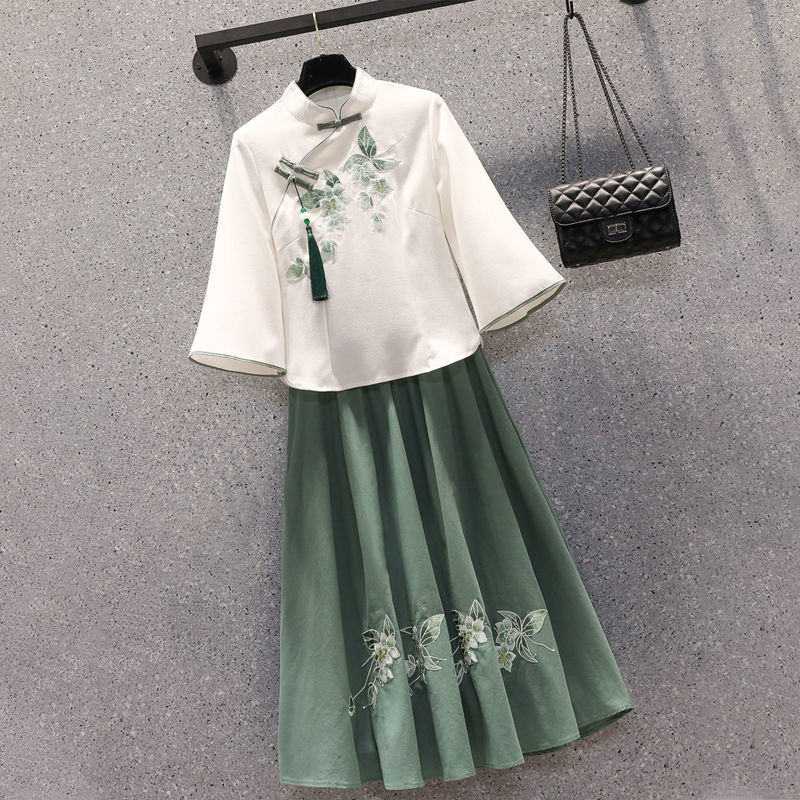 Maternity Clothings   summer and improved Hanfu suit dress