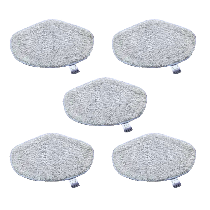 5 Pcs Steam mop Pad，for Polti Kit Vaporetto Series  Microfiber Steam Mop Cloths