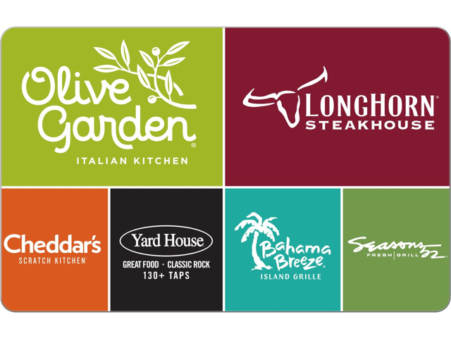 Darden $50 Gift Card (Email Delivery)