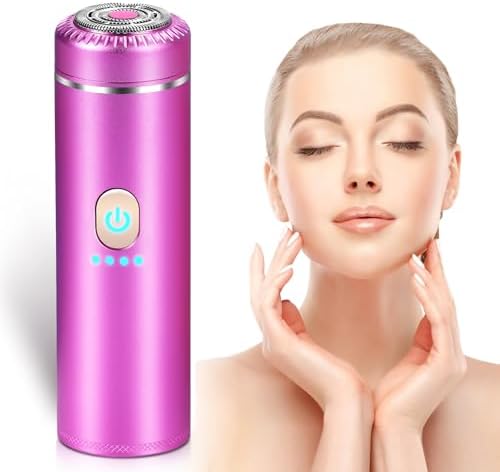 Electric Shaver Women IPX7 Watertight,USB Rechargeable, Painless Facial Hair Removal,Powerful epilator, Smooth Skin, Wet & Dry Use, Women Facial Hair Remover