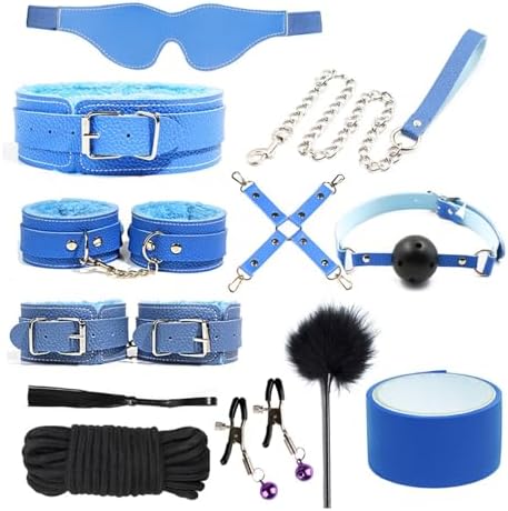 Bondage for Sex BDSM Leather Bondage Sets Restraint Kits for Women and Couples Restraint Set Detachable Adult Sex Toys, Bondage Gear & Accessories for Women Couples Beginners and Experienced Games (S