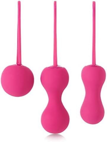 Ami 3-Step Progressive Kegel Set, 100% Medical Grade Silicone - Fuchsia