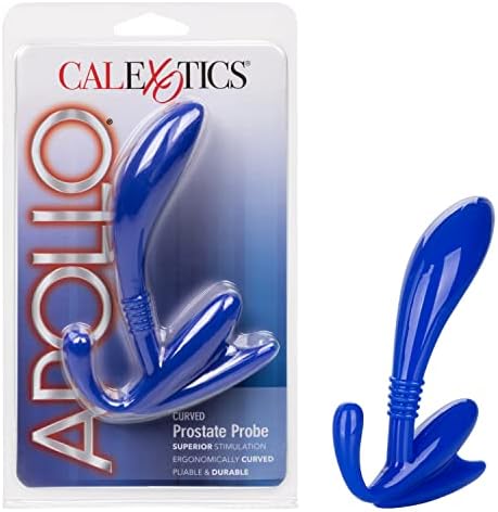 CalExotics Apollo Curved Prostate Probes, Blue