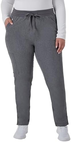 Hanes Women's Comfort Fit Scrub Pants, Moisture-Wicking Healthcare Scrubs for Women, 3 Pockets