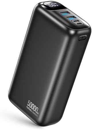 Portable Charger 50000mAh Power Bank - 22.5W Fast Charging External Battery Pack, LED Display USB-C Portable Cell Phone Charger for iPhone 15/14/13 Pro, Android, Samsung Galaxy, Etc