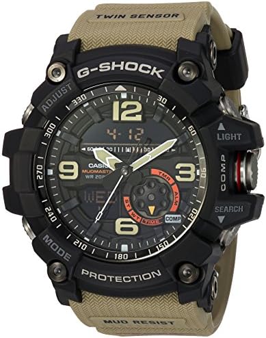 Casio Men's GG-1000-1A5CR G Shock Analog-Digital Display Quartz Beige Watch