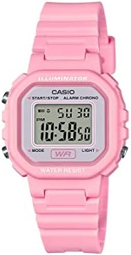 Casio LA20WH Series | Women's Digital Watch | Water Resistant | 100 SEC Chronograph | Alarm | LED Illuminator | 5-Year Battery