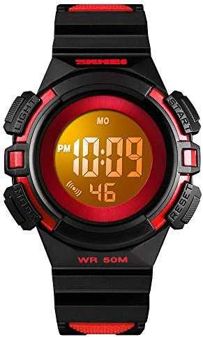 CakCity Kids Watches Digital Outdoor Sport Waterproof Electrical EL-Lights Watches with Alarm Luminous Stopwatch Casual Military Child Wrist Watch Gift for Boys Girls Ages 5-10