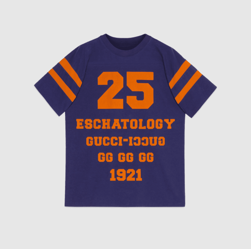T-shirt With ’25 Gucci Eschatology And Blind For Love 1921′ Print – GCS058