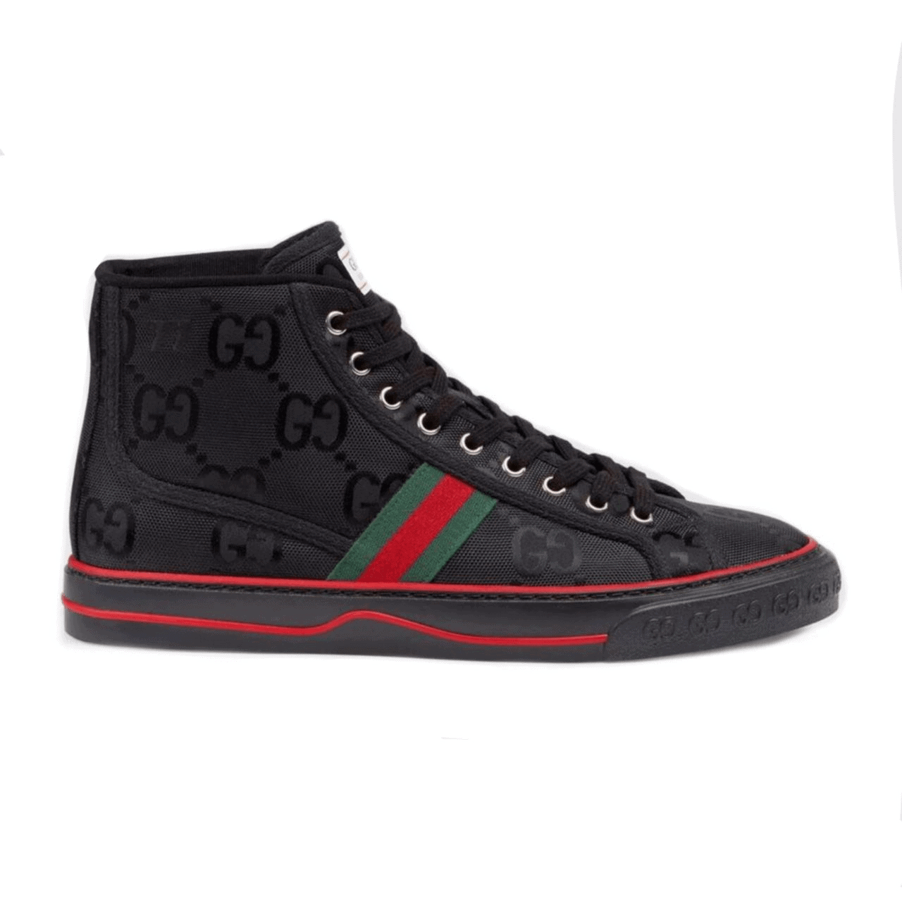 BLACK GUCCI OFF THE GRID HIGH TOP SNEAKER – GC141