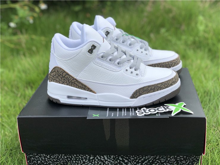PK AIR JORDAN 3 III WHITE DARK MOCHA (2018)